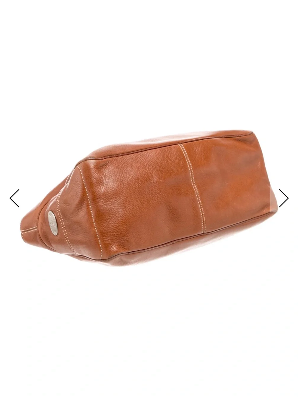 Celine Cognac Leather Double-Handle Tote